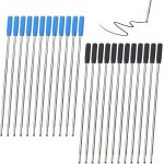 Recharge stylo 4 pi�ces recharge stylo a bille, recharges stylos a bille rempla�ables, remplacement pour ...