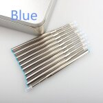 Recharge de stylo a bille, 10 pi�ces de remplissage, lisses et fines, 0. 7mm, pour enfants, el�ves, ecole, ...