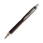 Recharge pour stylo bille gel jetstream - uniball - noir - pointe medium