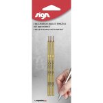 Recharges pour stylo a bille - noir - universel - pointe fine - lot de 3 recharges
