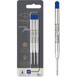 Recharges pour stylo bille pointe moyenne encre bleue quinkflow lot de 3