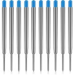 Recharges de stylo a bille remplaables, 10 recharges de stylo a bille, 1 mm, recharges de stylo a bille, ...