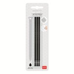 Recharge pour stylo effa�able x 3 pcs noir