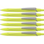 Reco neon edition 131925 lot de 6 stylos a bille en plastique recycl, rcompens par l'ange bleu, couleur ...