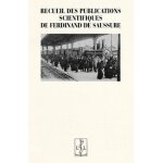 Recueil des publications scientifiques de ferdinand de saussure