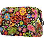 Reffw grande trousse de maquillage avec pochette a fermeture eclair, organiseur de cosmtiques de voyage ...