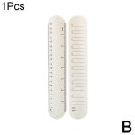 Rgle de bracelet flexible en gel de silice souple, outil de mesure, effaable, fournitures scolaires ...