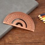 Rgle de mesure en mtal rtro, petite rgle de peinture, dessin, porte - cls, fournitures scolaires, ...