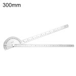 R�gle multifonction en acier inoxydable, rapporteur a 180 degr�s, angle de mesure