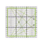 Rgle de patchwork de courtepointe transparente, outil de coupe tailleur 1 pice