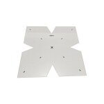 R�gle de pochoir en patchwork, mod�le de courtepointe en acrylique, 3 tailles pour bol de bricolage
