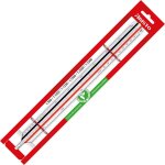 Rgle triangulaire - kutch - echelles de rduction 1:500 1:1000 1:1250 1:1500 1:2000 1:2500 - aristo