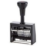 Reiner tampon num'roteur et dateur  c1 , 6 chiffres 0, 000000 noir