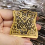 Rinitialisation d'interconnexion vintage en laiton pour livre, mmo, cahier, dcoration, jolie pince, ...