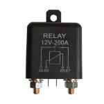 Relais a 4 broches normalement ouvert, 12v 200a, pour automobile robuste, charge marine divis�e