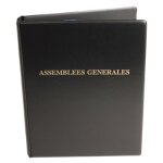 Reliure 4 anneaux avec recharge ''deliber