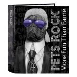 Reliure a anneaux pets rock a4