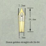 Remplacement universel stylo plume héros picasso jin hao no. 6. numéro 5 20 26 31. 5 mm courbe droite ... Remplacement universel stylo plume héros picasso jin hao no. 6. numéro 5 20 26 31. 5 mm courbe droite ...