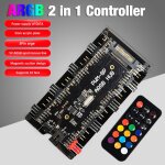 R�partiteur adressable sans fil argb, contr�leur de temp�rature pwm a 4 broches, synchronisation 5 v3 ...