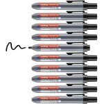 Retract 12 marqueur pour tableaux blancs - noir - 10 stylos - pointe ronde 1, 5 - 3 mm - sans capuchon ...