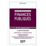 Revue franaise de finances publiques n 123, septembre 2013 - la dette publique
