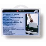 Rexel feuilles pr�lubrifi�es pour destructeur de documents, 12 feuilles
