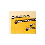 Rexel valrex intercalaires pour bo�tes a fiches, a6 paysage, lot de 25