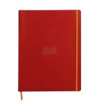 Rhodia cahier souple coquelicot a4 + lign� 160p pap ivoire 90g