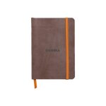 Rhodia rhodiarama cahier reli� a6 72 feuilles - 144 pages gradu� couverture chocolat synth�tique