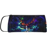 Rick and morty porte - monnaie en cuir souple avec fermeture eclair