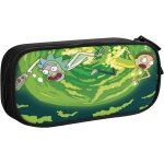 Rick and morty porte - monnaie en cuir souple avec fermeture eclair
