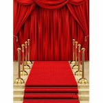 Rideau de tapis rouge de 5x7 pieds, arri�re - plan de photographie de studio, accessoires de studio en ...