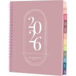 Rileys agenda journalier 2026, planner 2026 scolaire et familial, semainier et planificateur hebdomadaire ...