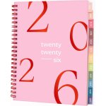 Rileys agenda journalier 2026, planner 2026 scolaire et familial, semainier et planificateur hebdomadaire ...