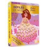 Robes fleurs - pochette avec 13 planches d'lments prdcoups, des pastilles autocollantes, 100 strass ...
