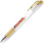 Roller a encre gel - or - 1 stylo - , 7 mm - stylo gel pour ecrire, dessiner, pour mandalas, bullet journals ...