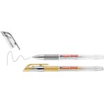 Roller a encre gel - or, argent (mtallis) - 2 stylos - , 7 mm - stylo gel pour ecrire, dessiner, pour ...