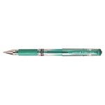 Roller encre gel - uniball - signo broad um153 - pointe large 1mm - couleur vert - encre super ink Roller encre gel - uniball - signo broad um153 - pointe large 1mm - couleur vert - encre super ink