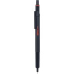 Rotring 600 ballpoint pen medium point black ink black barrel refillable