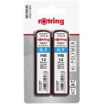 Rotring mines pour porte - mine tikky 0, 7 mm, duret�: hb,