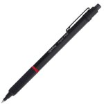 Rotring rapid pro stylo - bille r�tractable pointe moyenne noir mat
