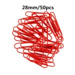 Marque - page rouge 28 / 33 / 50mm, bonne qualité, reliure pour ordinateur portable, trombone, accessoires, ... Marque - page rouge 28 / 33 / 50mm, bonne qualité, reliure pour ordinateur portable, trombone, accessoires, ...