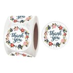 Rouleau d'autocollants de scellage, etiquettes pour enveloppes, cartes de remerciement, cadeaux, 500 ...