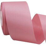 Rouleau de ruban de satin or rose de 5cm x 22m de large pour travaux manuels, chaises, emballages cadeaux, ...
