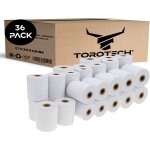 Rouleau tpe carte bancaire - 57x35x12mm - 36 rouleaux - bobines tickets cb - ecologiques sans bpa - papier ...