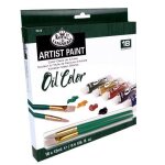 Royal and langnickel set de peinture a l'huile 18 couleurs