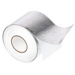 Ruban adhésif en aluminium avec filet de renfort, ruban ignifuge en fibre de verre de rechange pour motos, ... Ruban adhésif en aluminium avec filet de renfort, ruban ignifuge en fibre de verre de rechange pour motos, ...