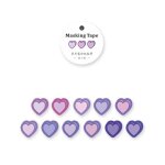 Ruban adhésif washi en forme de câ¿ur, etiquette décorative artisanale pour enfants, 14mm de large, 100x, ... Ruban adhésif washi en forme de câ¿ur, etiquette décorative artisanale pour enfants, 14mm de large, 100x, ...