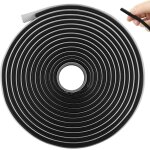 Ruban butyle, ruban butyle noir 9. 5 mm x 4 m, ruban butyle imperm�able, ruban adh�sif en butyle, butyl ...