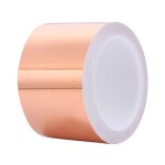 Ruban de cuivre de 70 mm de large - ruban de cuivre - r�pulsif anti - limaces - ruban de blindage emi ...